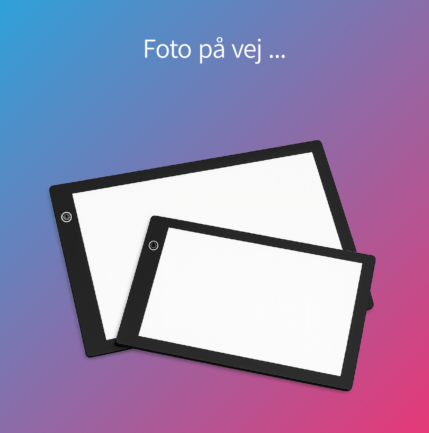 LED Lysplade A3 - hvid kasse