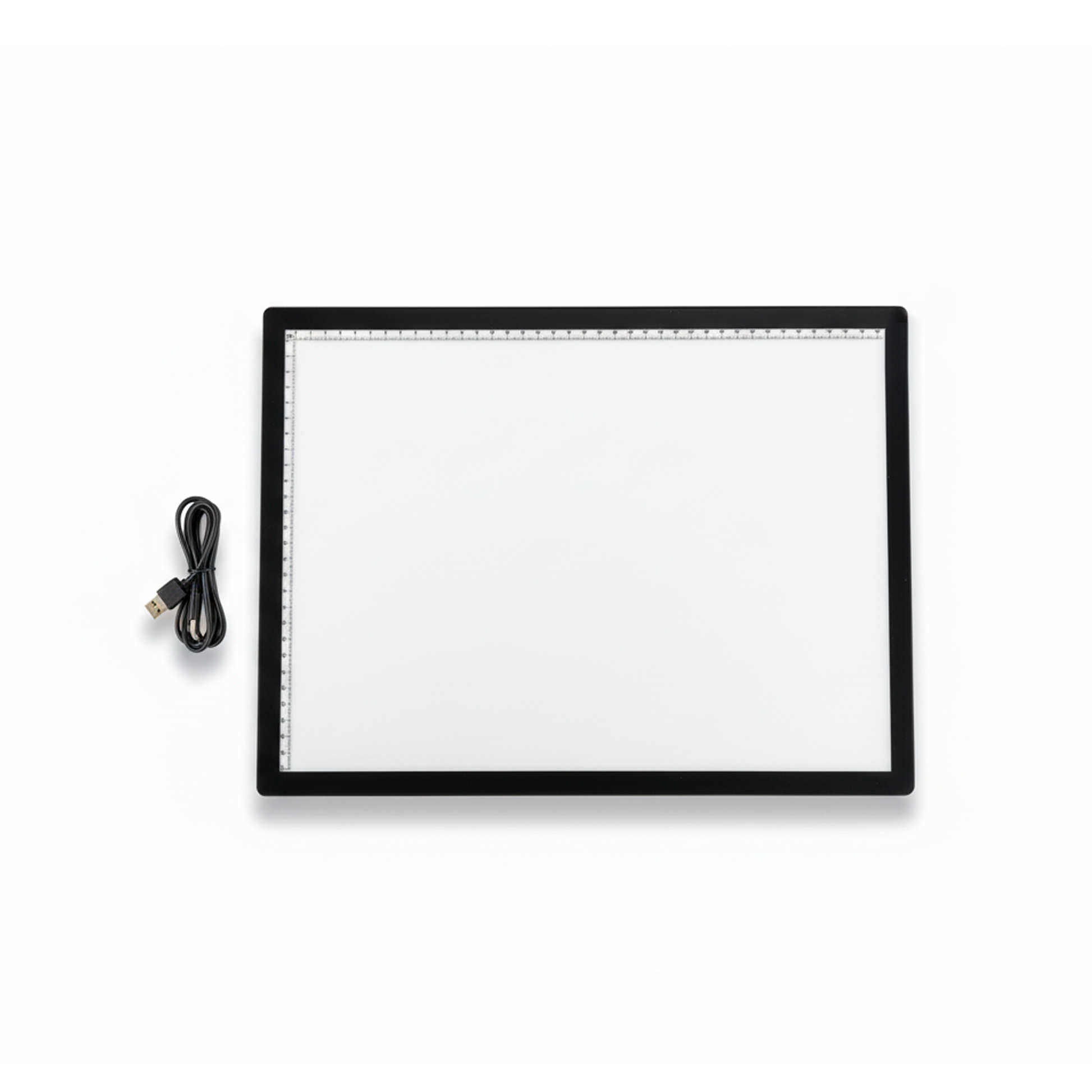 LED lysplade med kabel A3, model har genopladeligt batteri